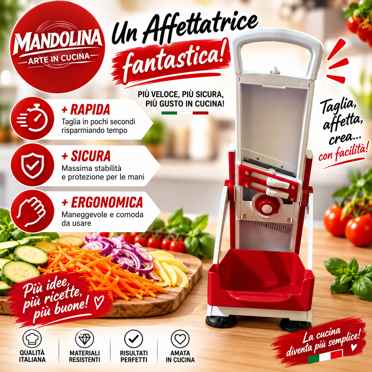 MANDOLINA la tua Affettatrice Professionale!